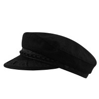 Aegean Greek Fisherman Wool Black 6 7/8 AEG100BLK67/8
