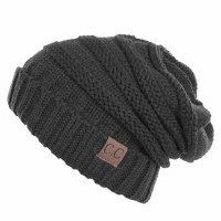 Cheveux Over-sized Slouchy Grey HAT-100-GREY