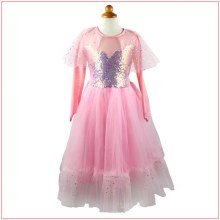 Robe de Princesse Luna rose (7-8ans)