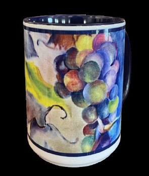 Belle Arte Label Grapes Coffee Mug