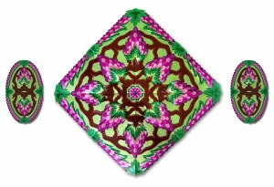 Sukkah Star Sukkah Decoration and Craft Kit Grape Set