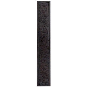 Leather Mezuzah Case Ornament Design - 15cm