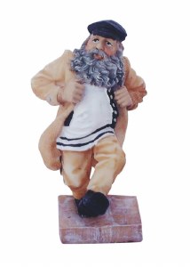 Polyresin Kozachock Dancer Figurine 11cm