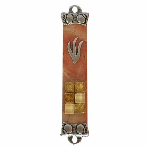 MEZ STONE Gold Color Glass Sq