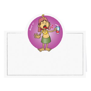 Pesach Makkos Themed Placecards Pack of 12