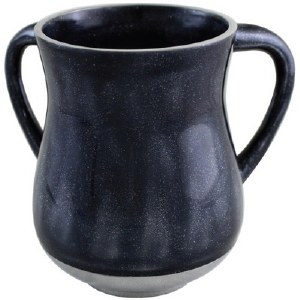 Dark Gray Enamel Washing Cup