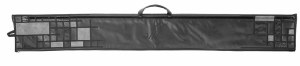 Faux Leather Lulav Holder Patchwork Square Design Black 52"