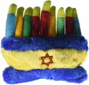 Plush Menorah Chanukah Pet Toy