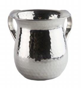 Wash Cup Hammered Stainless Steel Classy Design