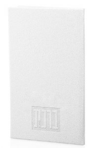 Faux Leather Bencher Booklet Hebrew Ashkenaz White 5" x 8" [Hardcover]