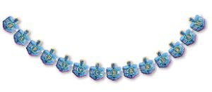 Banner Happy Chanukah Honeycomb Style