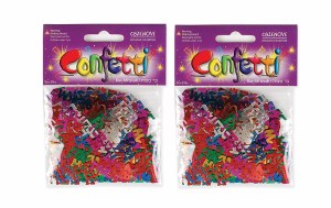 Bar Mitzvah Multi Coloured Confetti 2 Pack
