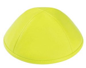 iKippah Lime Leather Size 4