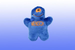 Plush Toy Mensch Blue