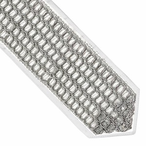 Atara Silver Colored Open Circles Chain Design