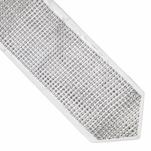 Atara Silver Colored Large Rhinestones Design
