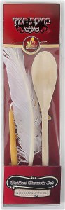 Bedikas Chometz Set Red - Beeswax candle
