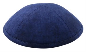 Cool Kippah Blue Tie Dye Suit Material 4 Part 19cm