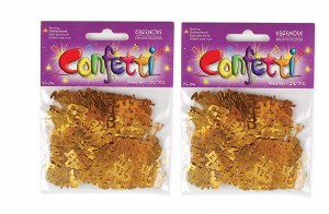 Mazel Tov Gold Confetti 2 Pack