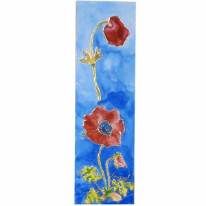 Yair Emanuel Cardboard Bookmark - Big Flowers