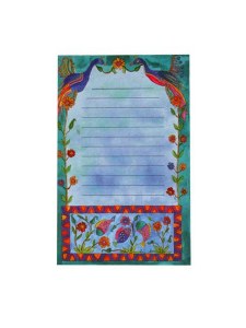 Yair Emanuel Small Magnetic Notepad - Flowers
