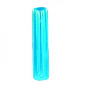 Yair Emanuel Square Anodized Aluminum Mezuzah 12cm - Turquoise