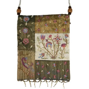 Yair Emanuel Applique Embroidered Bag - Gold Flowers