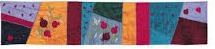 Yair Emanuel Silk Table Runner Pomegranates Multicolor 40"
