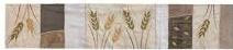 Yair Emanuel Silk Table Runner Wheat Gold 60"