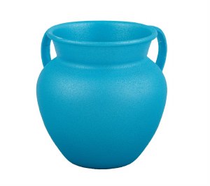 Washing Cup Jug Shape Turquoise Color Designed by Yair Emanuel