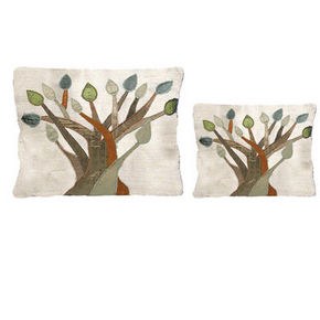 Yair Emanuel Raw Silk Tallit and Tefillin Bag Set - Tree of Life