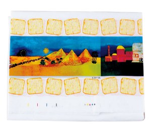 "Exodus to Freedom" (TM) Plastic Tablecover, 54" x 88"