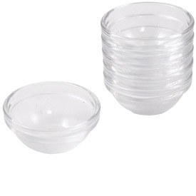 Glass Liners for Seder Plate 2.25" - Set of 6