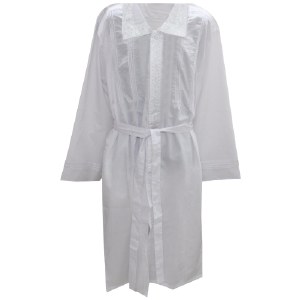 Kittel Large with Fancy Lace Striped Design