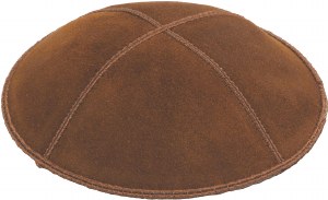 Luggage Suede Kippah Medium