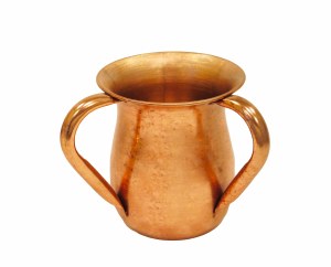 Wash Cup Metal Designed with Sleek Copper Look