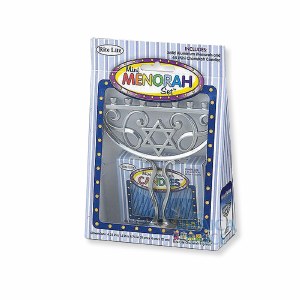 Mini Candle Menorah Set with Mini Candles