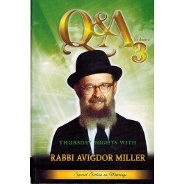 Thursday Nights Questions &amp; Answers with Rabbi Avigdor Miller Volume 3 [Hardcover]