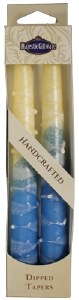 Safed Taper Candles 2 Pack 7.5" - Classic Torquoise