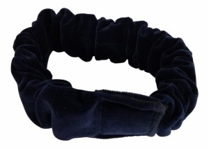 Sefer Torah Belt Velvet Blue Velcro Closure