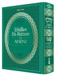 Tehillim Eis Ratzon and Aneni Green Faux Leather [Hardcover]