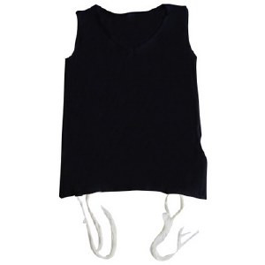 VestTzit Cotton Undershirt Tzitzis Black Size Small Ashkenazi Meyuchad