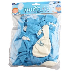 Israeli Flag Balloons Pack of 40