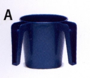 Plastic Wash Cup Navy for Kids 3.5"