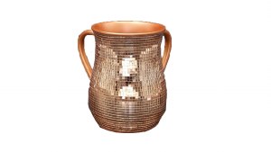 Acrylic Washing Cup Mini Mirror Copper Tiles