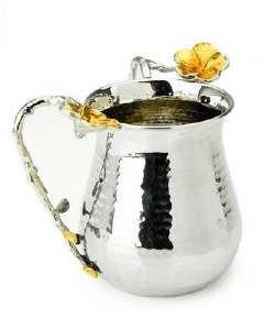 Classic Touch 6" Wash Cup-Frangipani Nickel