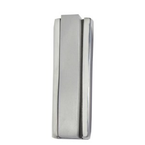 Yair Emanuel Aluminum Mezuzah Case 2 Part 10cm Silver