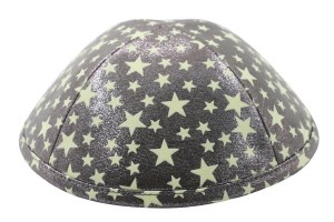 iKippah Glow in the Dark Silver Size 4