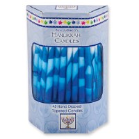 CANDLES CHANUKAH BLUE Splas
