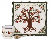 Tree of Life Honey Dish